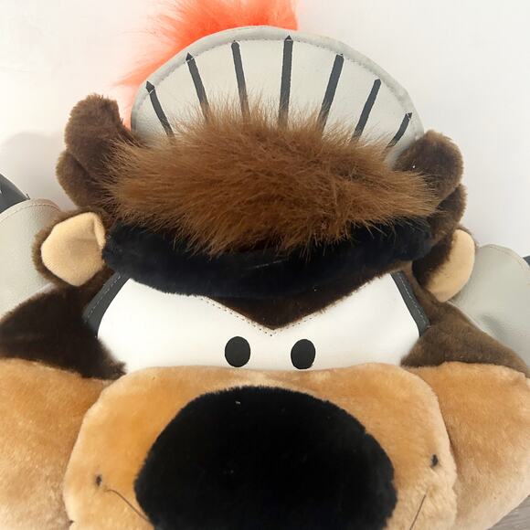 VTG Looney Tunes Tazmanian Devil Knight Large Plush Toy 1997 Halloween Taz EUC - Picture 2 of 9
